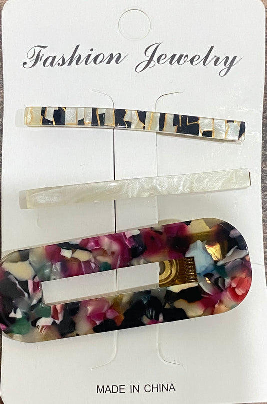 3 in 1 Hair Clips Set