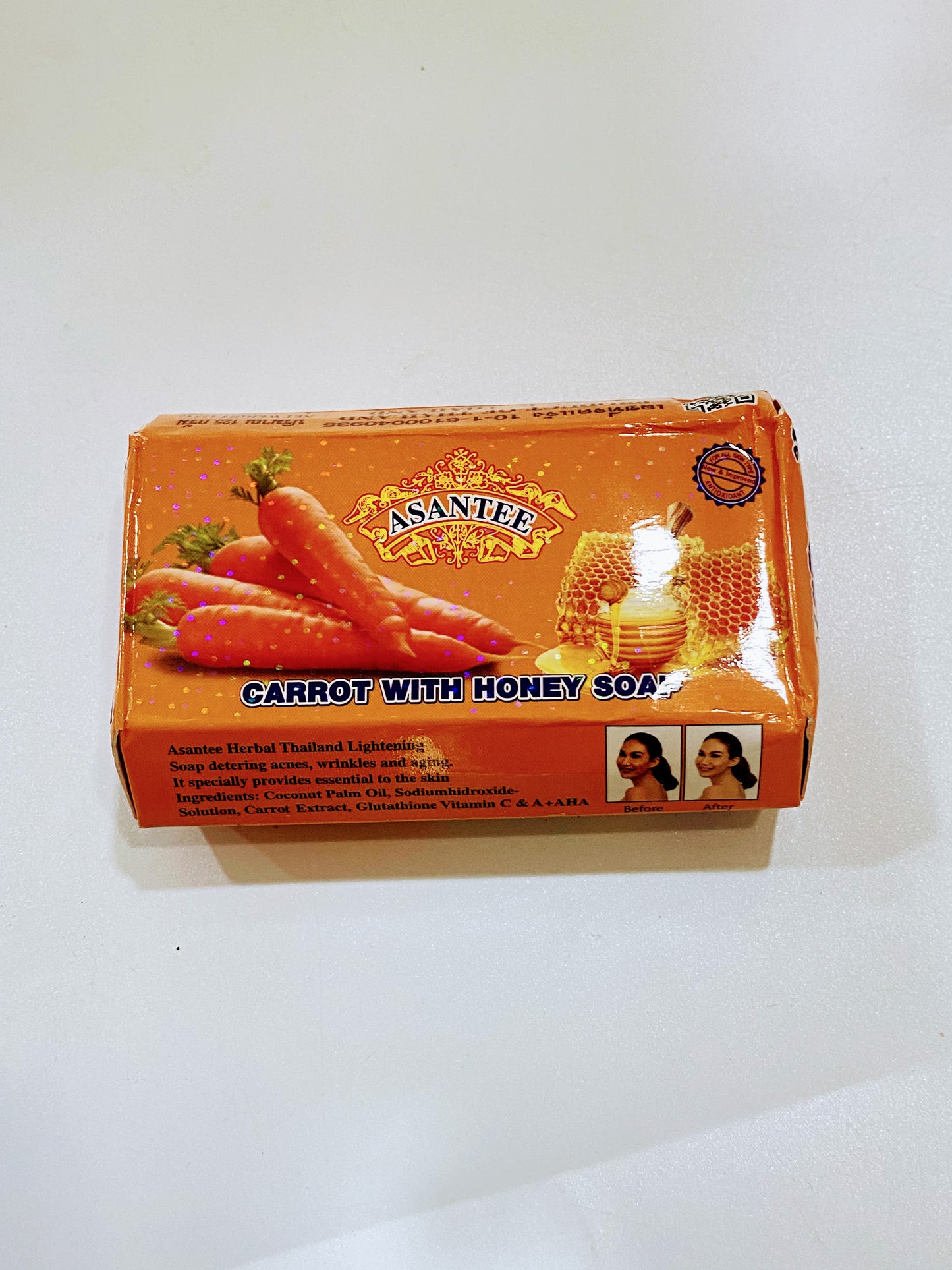 Asantee Soap - Carrot with Honey