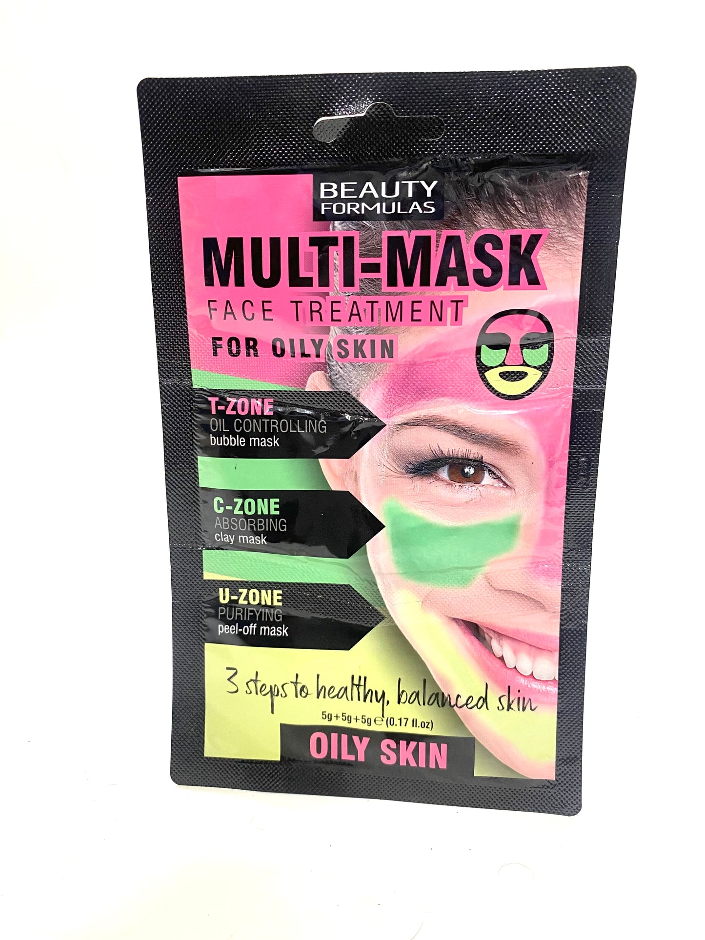 Beauty Formulas Mask Face Treatment for Oily Skin