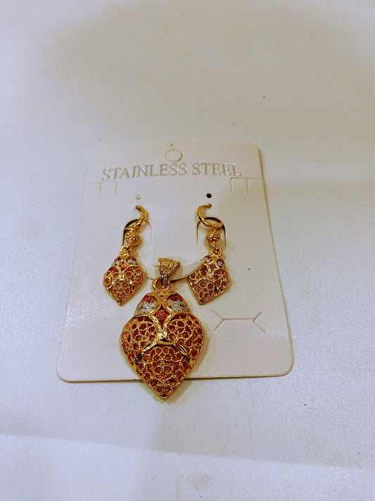 Earrings and Pendant Jewelry Set