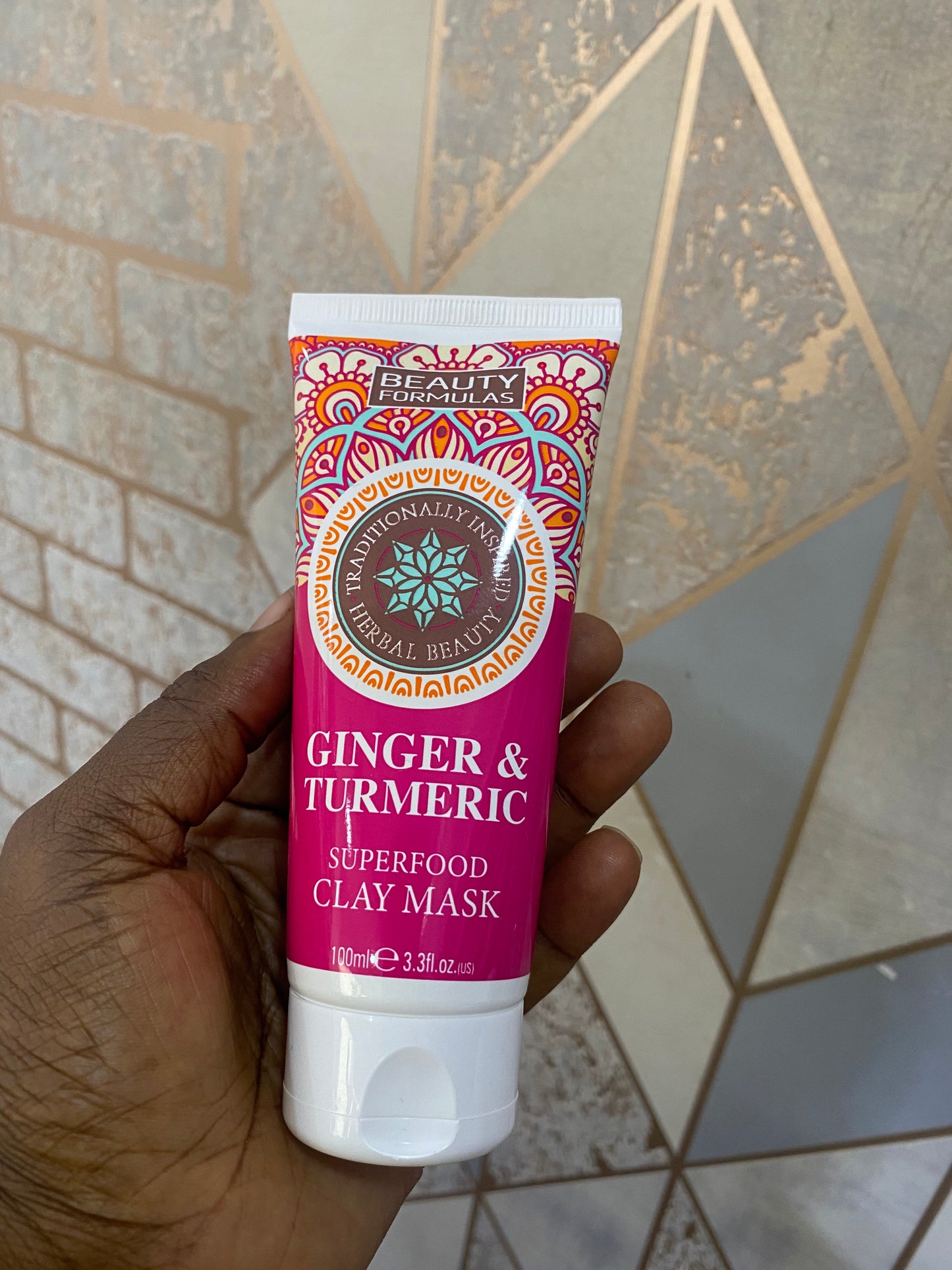Beauty Formulas Ginger and Tumeric Super Food Clay Mask