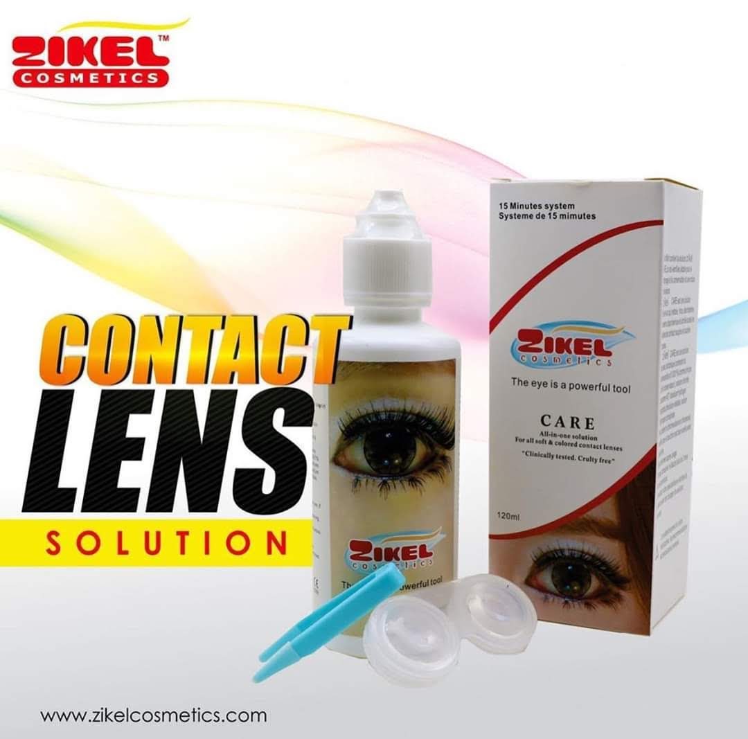 Zikel contact lens solution