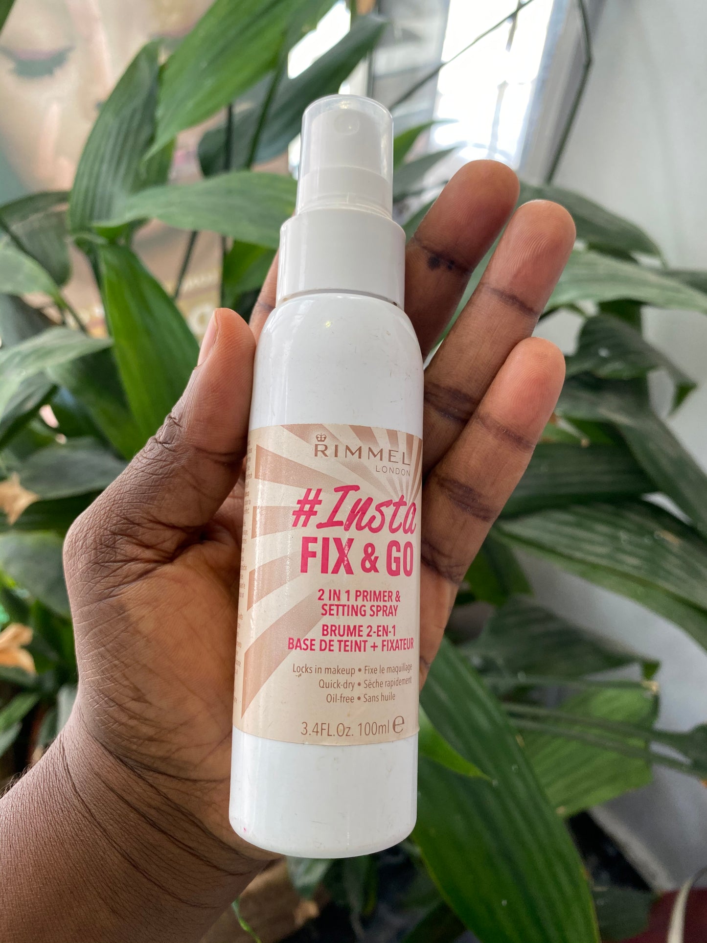 Rimmel 2 in 1 Fix and Go Insta Makeup Spray