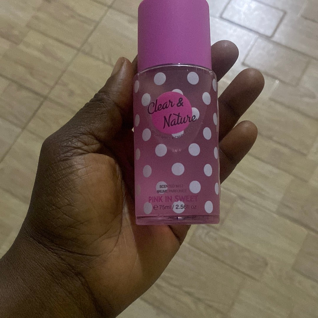Clear & Nature Pink in Sweet Body Mist
