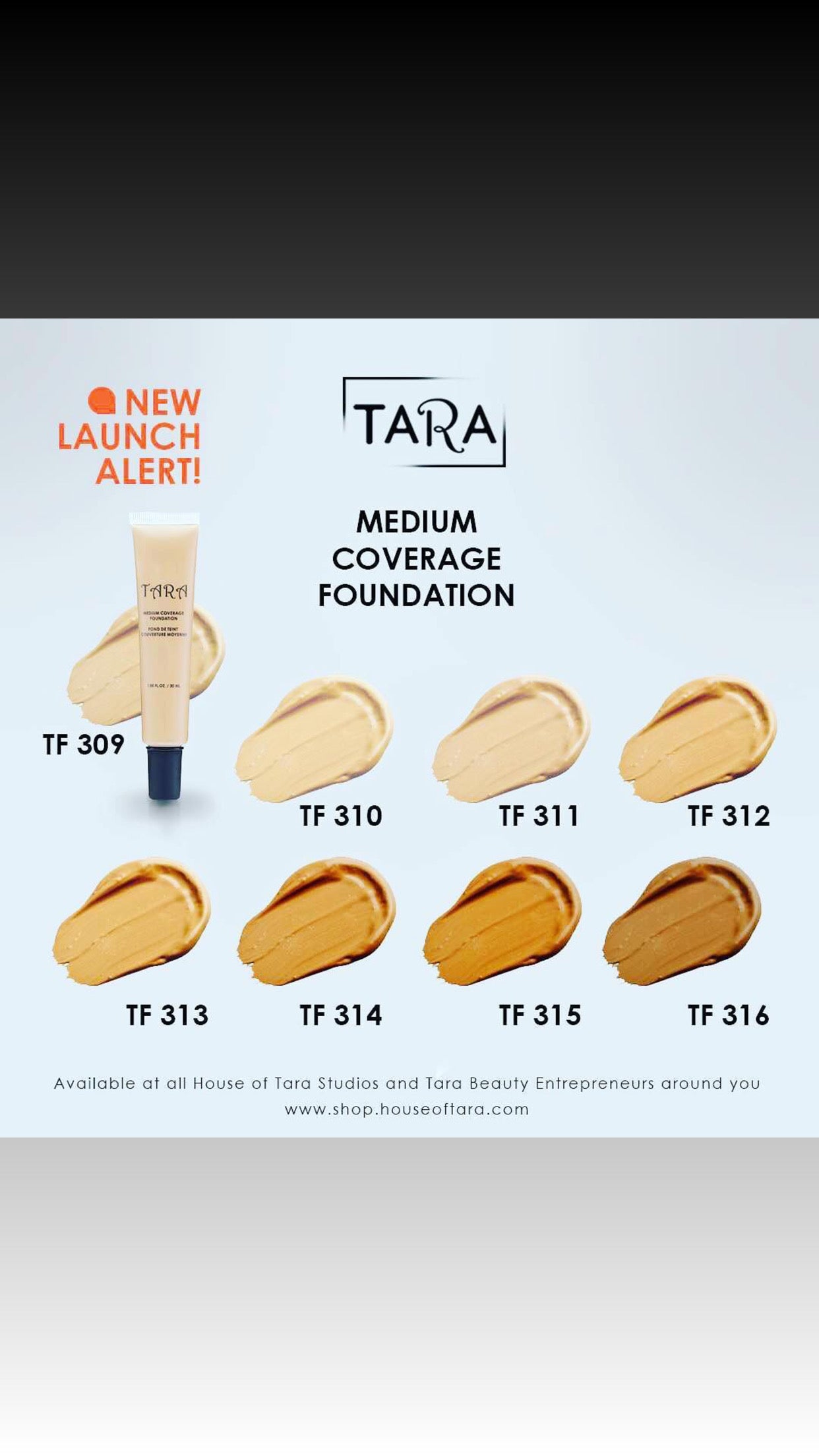 Tara Medium Coverage Foundation