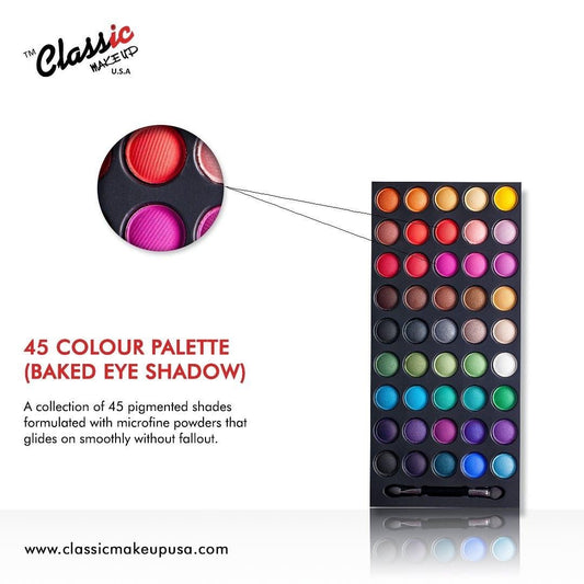 Classic 45 Colour Eyeshadow Palette